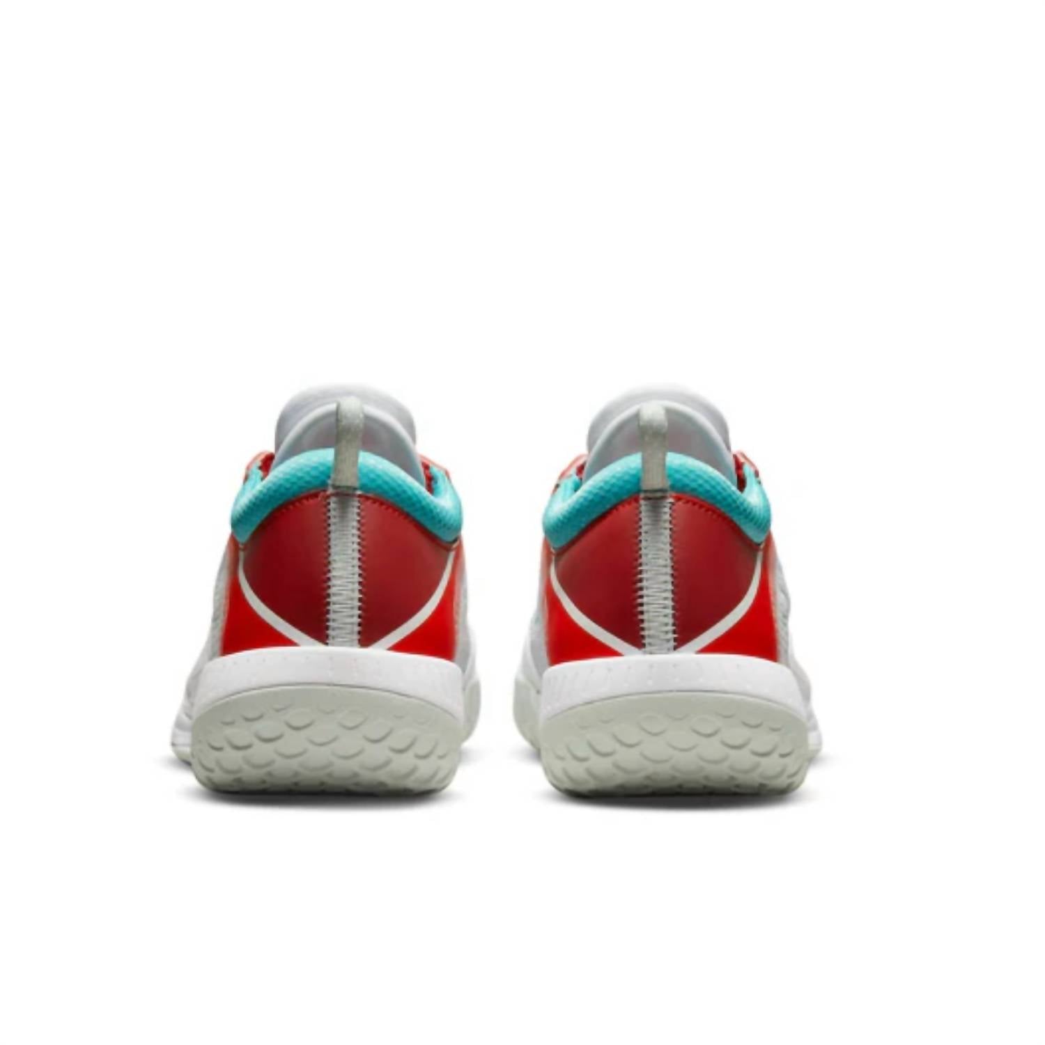 Men's Zoom Court Next Hard Court Tennis Shoes In White/washed Teal/silver