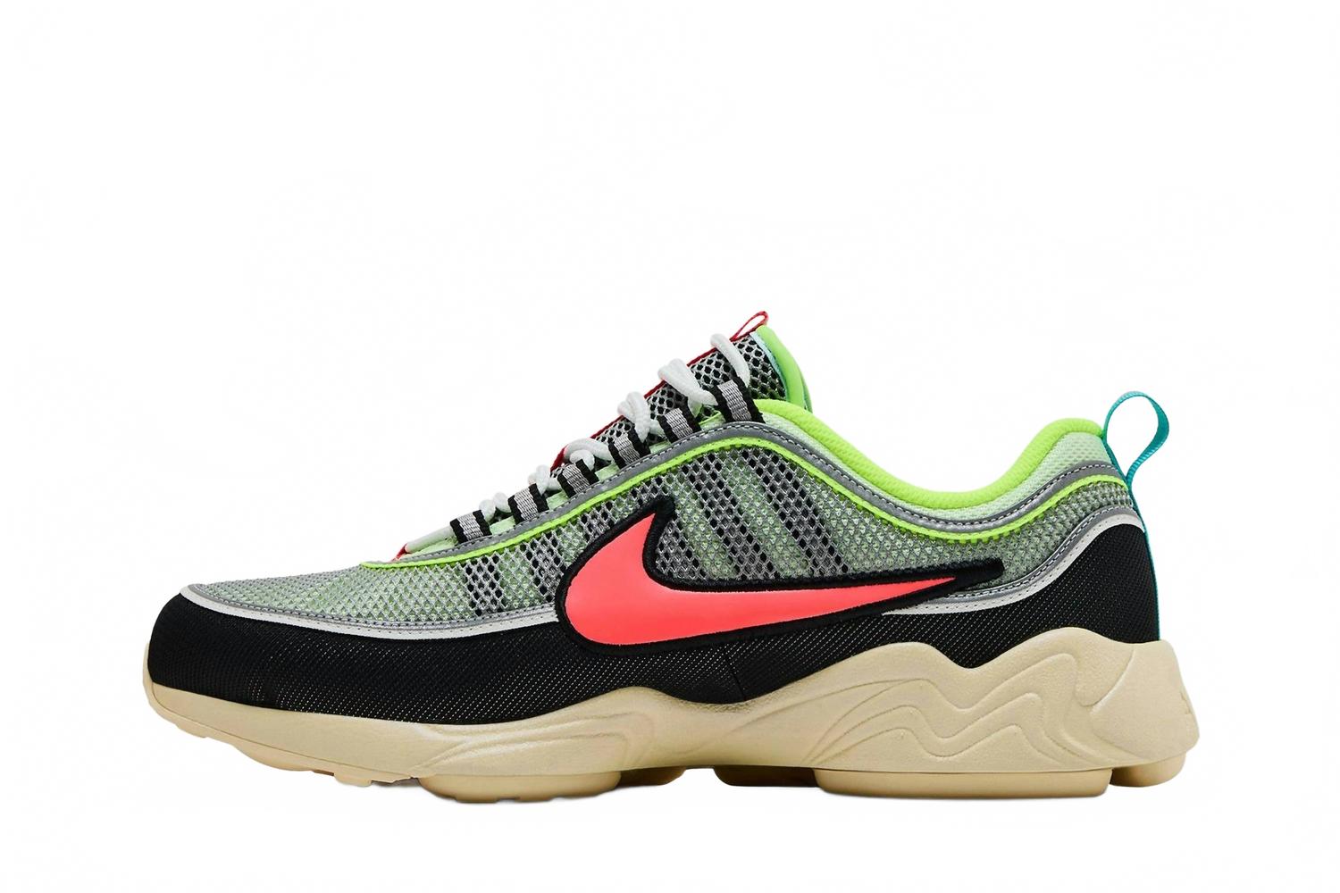 Men's Air Zoom Spiridon Sneakers In Volt Hot Punch