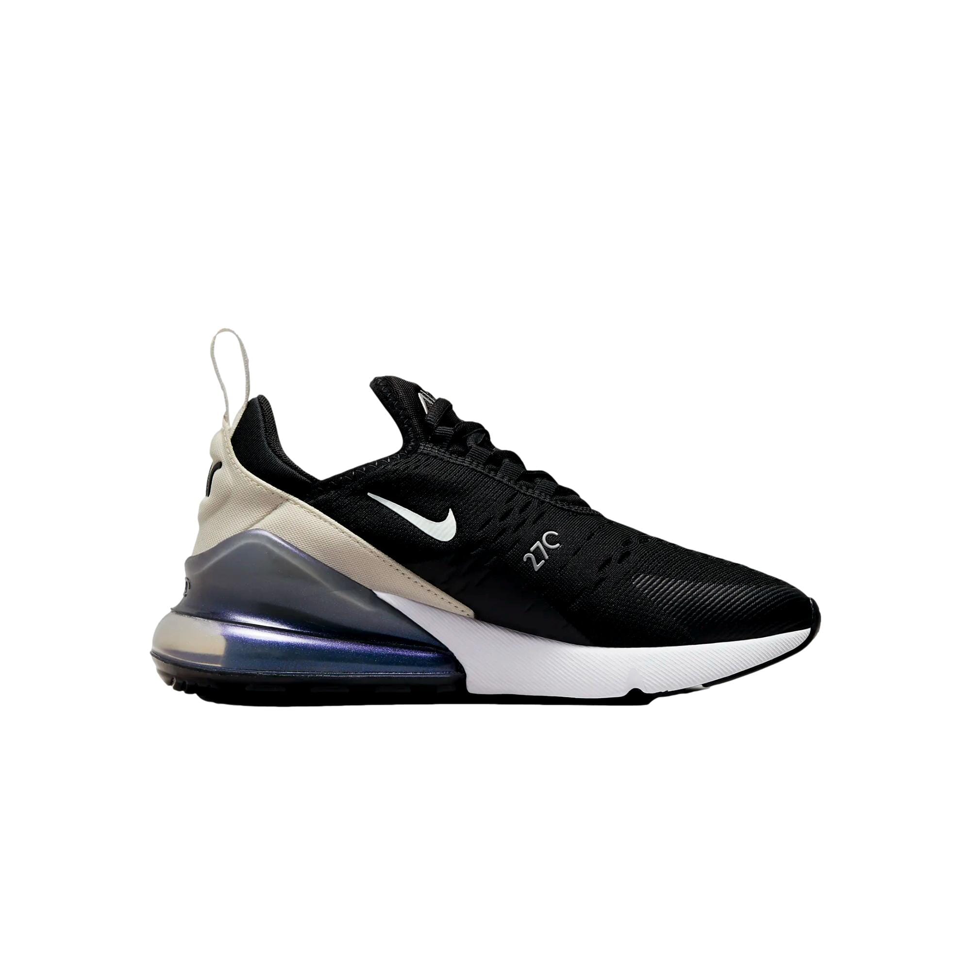 Women's Nike Air Max 270 Black/Metallic Silver-Phantom DZ7736-002