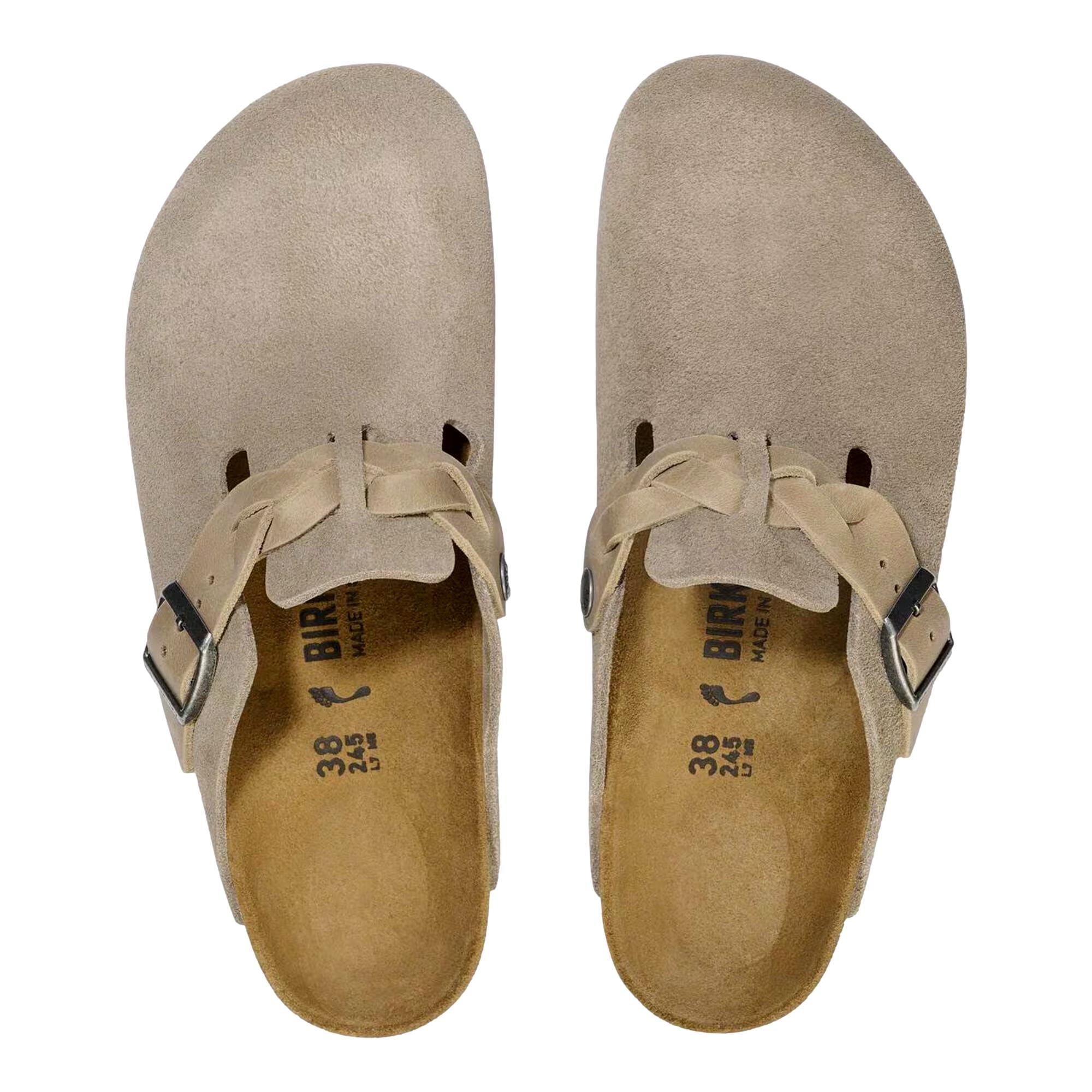 Birkenstock Boston Braided Taupe  1026694 Women's
