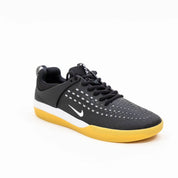 Men's Nyjah 3 Rubber Skate Shoes In Black/white-Black-White