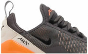 Men's Air Max 270 Shoes In Grey/white/orange
