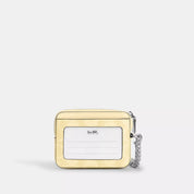 Coach Outlet Zip Card Case In Signature Canvas