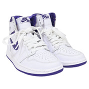 Nike Air Jordan 1 Retro High Court Sneakers in Purple Leather