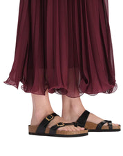Mayari Women’s Black Leather Sandals