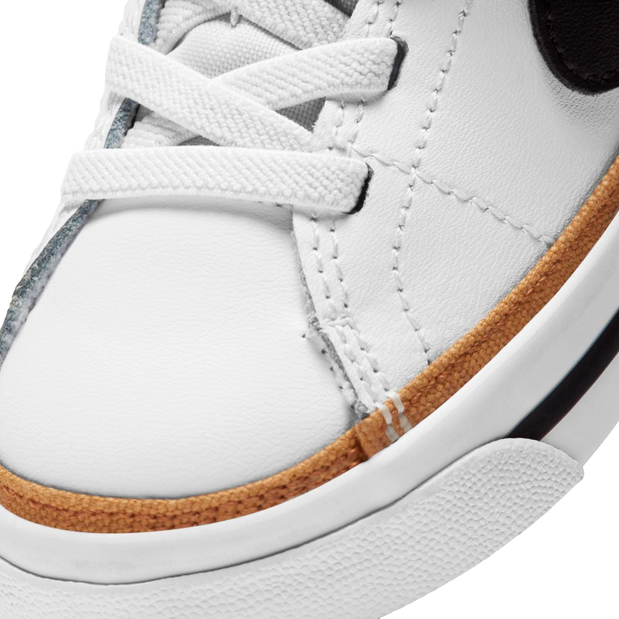 Toddler Nike Court Legacy White / Black / Desert Ochre DA5382-102