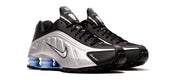 Nike Shox R4 Metallic Silver Black Psychic Blue