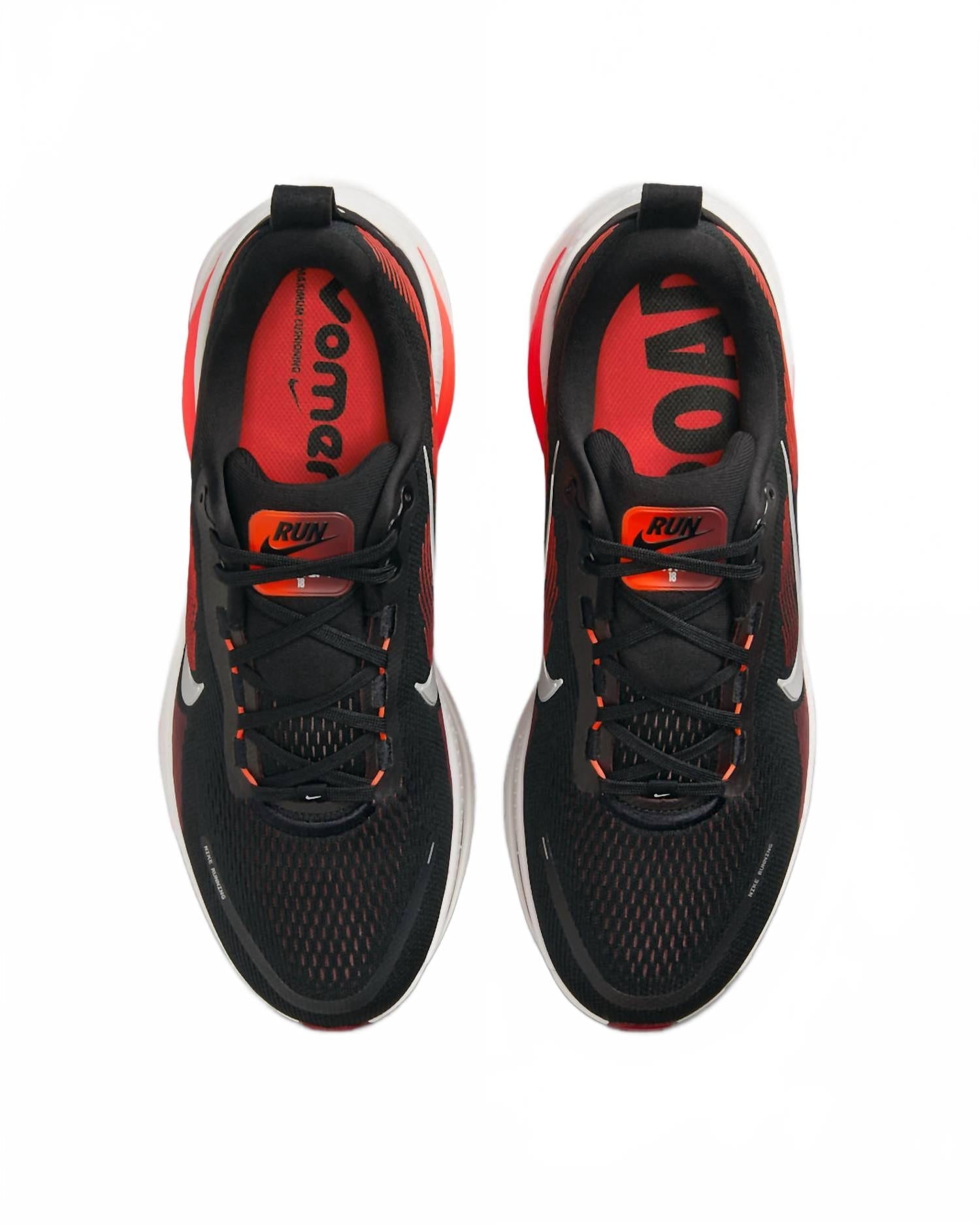 Men's Vomero 18 Road Running Shoes In Black Bright Crimson Team Red Summit White