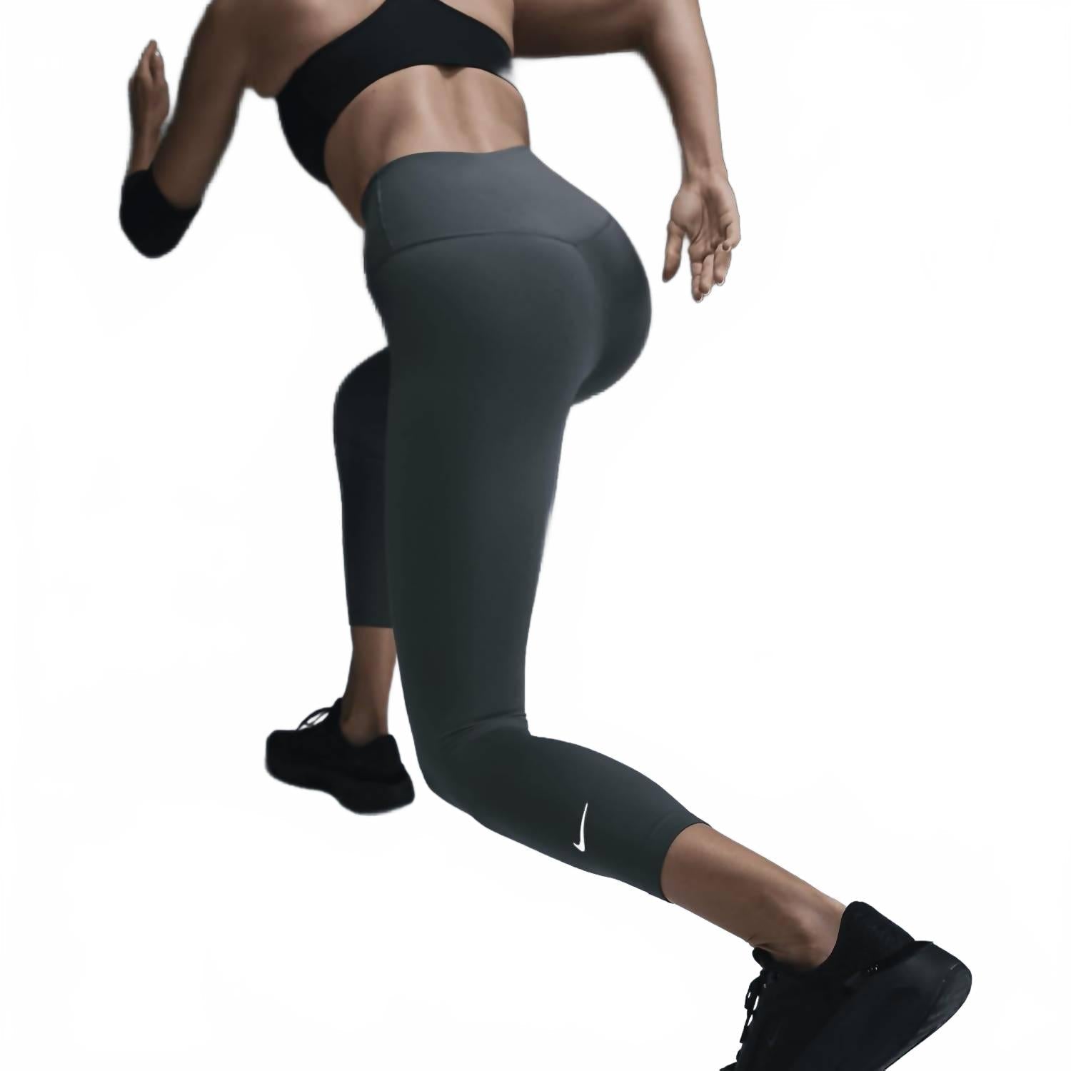 Therma-Fit One High-Waisted 7/8 Leggings In Vintage Green/white