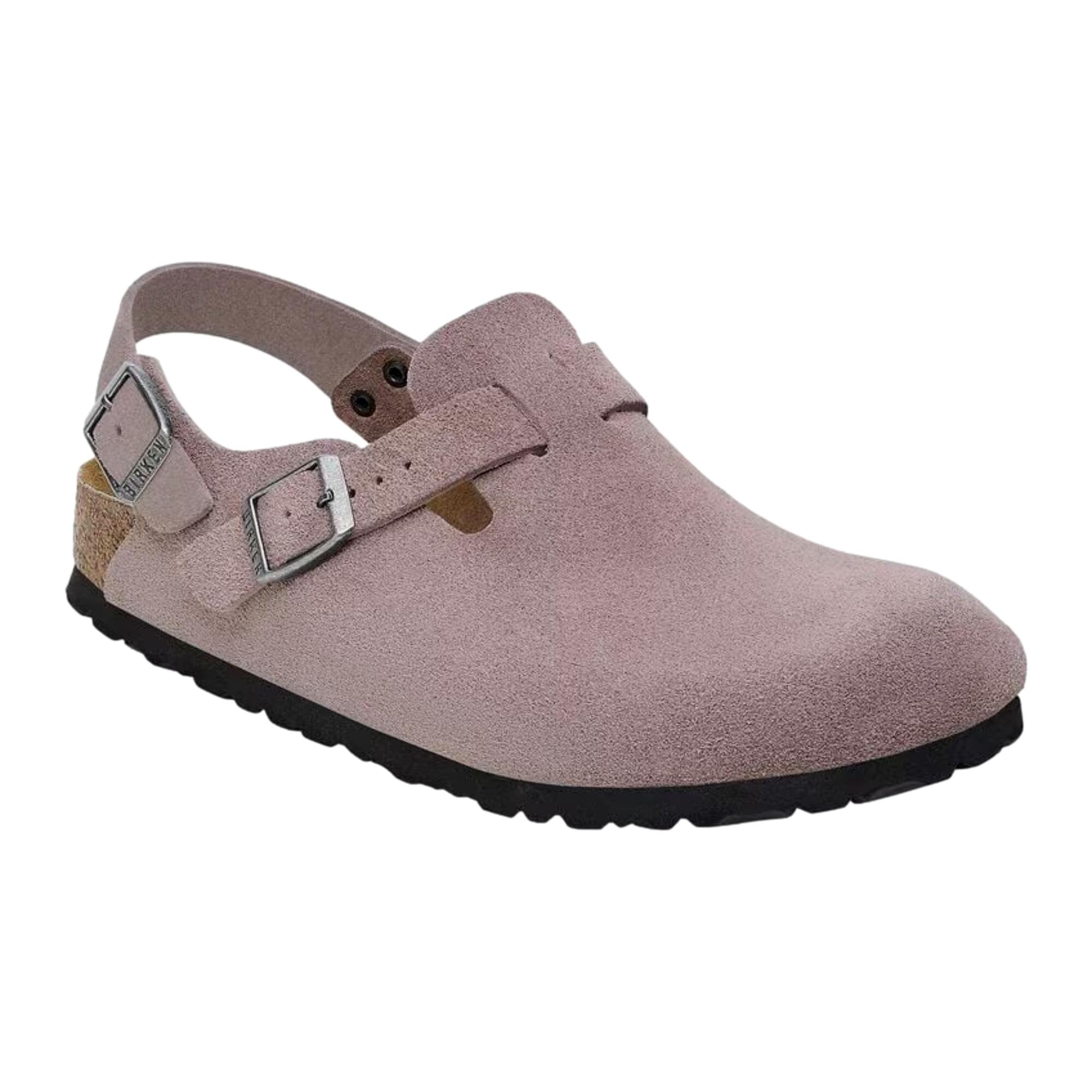 Women's Birkenstock Tokio II Suede Faded Purple 1028354