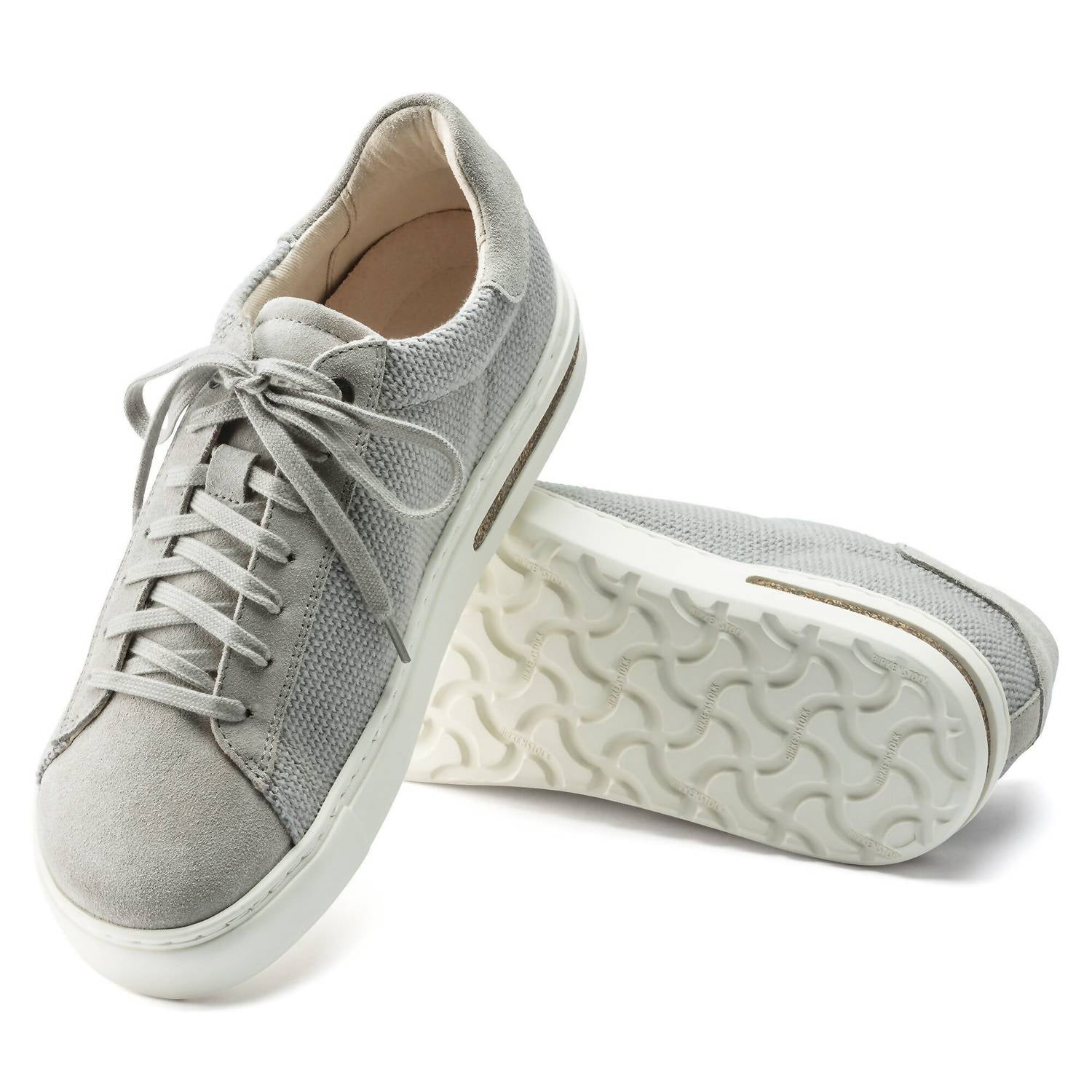 Women's Bend Low Canvas-Suede Sneakers In Whale Grey