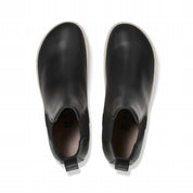 Unisex Bend Chelsea Smooth Leather Boots In Black