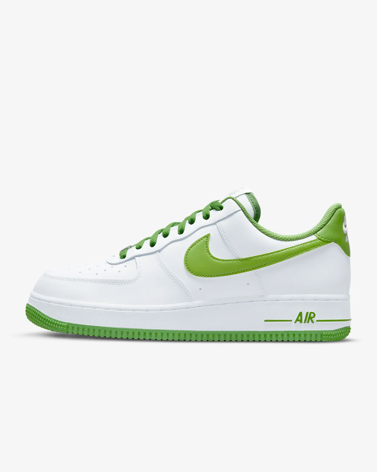 Men's Nike Air Force 1 '07 DH7561-105 Sneaker White Chlorophyll Casual Shoes