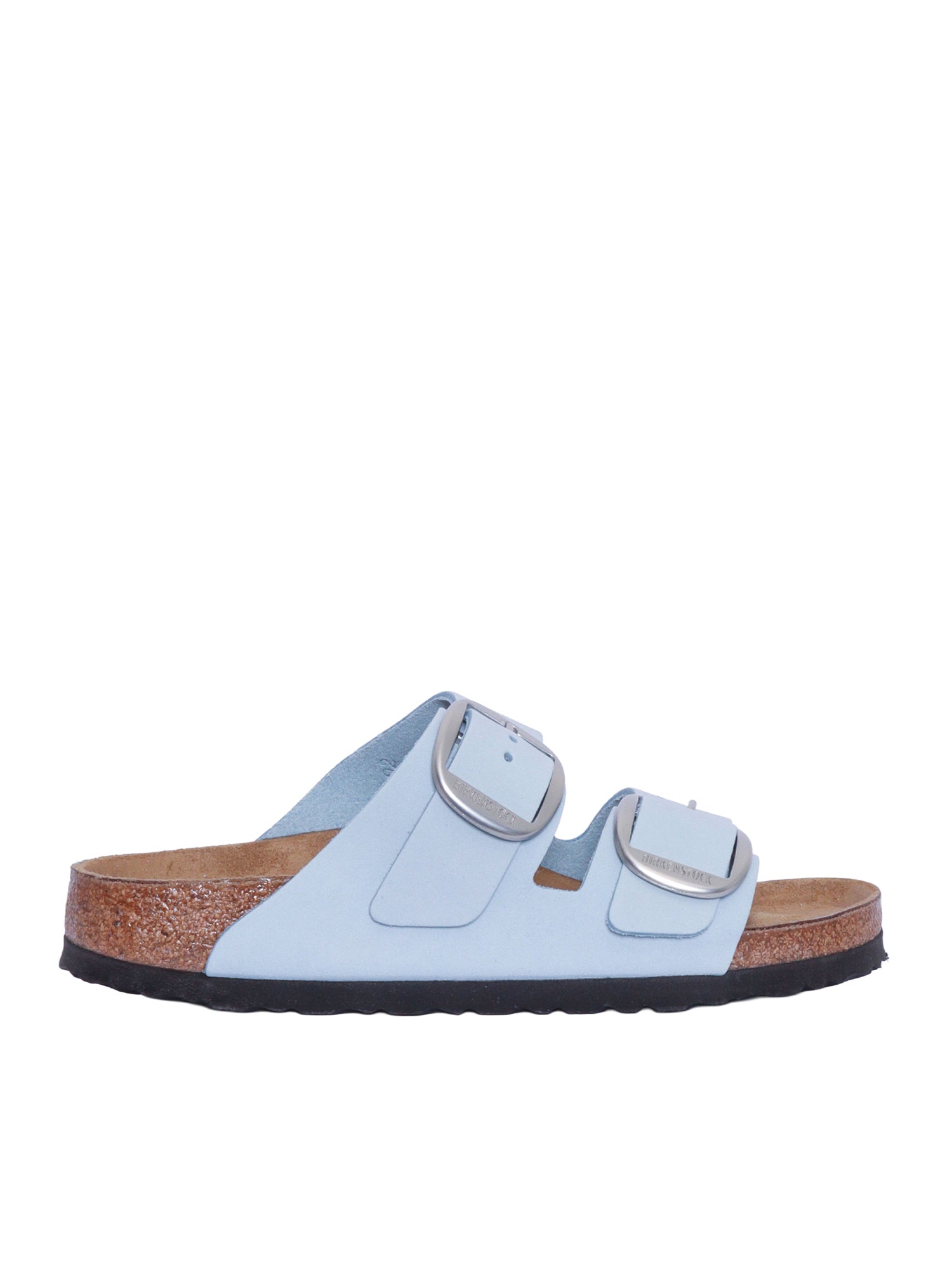 Blue Arizona Nubuck Leather Slide Sandal
