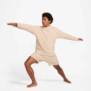 Nike Yoga Hoodie Men's Sand Drift Dri-Fit Textured Raglan Sleeve DSGL867