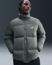Nike Sportswear Club IB2975-068 Puffer Jacket Men's Iron Gray Long Sleeve JAX805