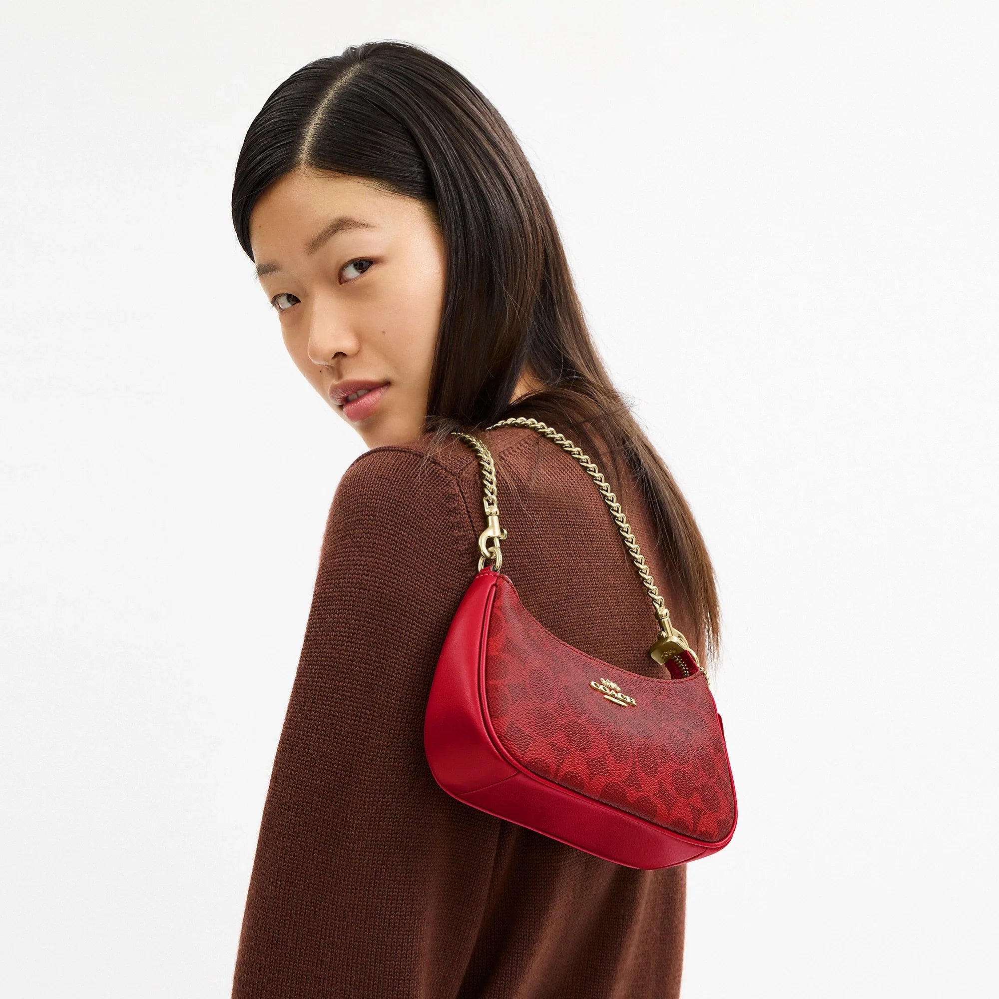 Coach Outlet Teri Mini Crossbody Bag In Signature Canvas