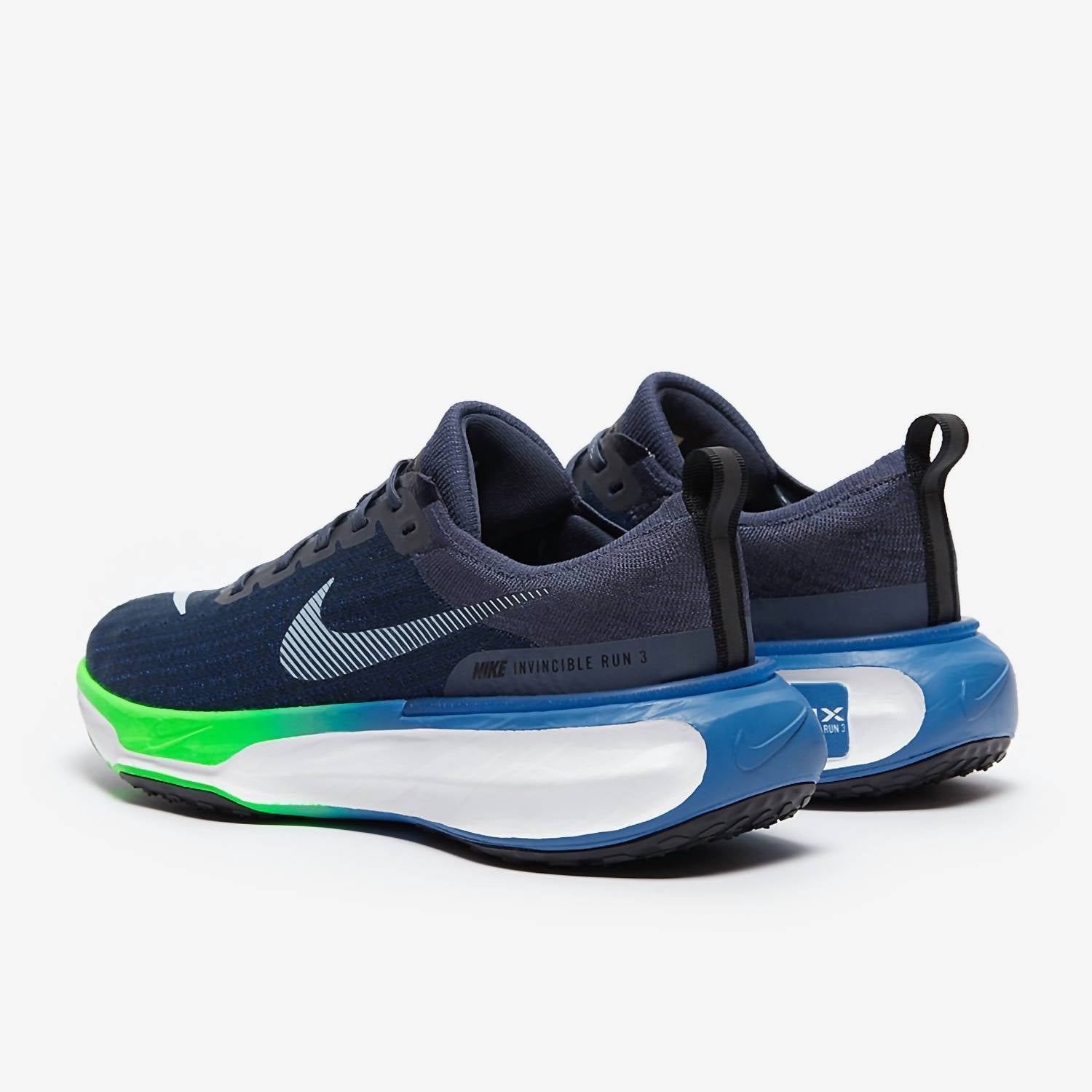 Men's Zoomx Invincible Run Flyknit 3 Shoe In Thunder Blue/light Armory Blue-Black