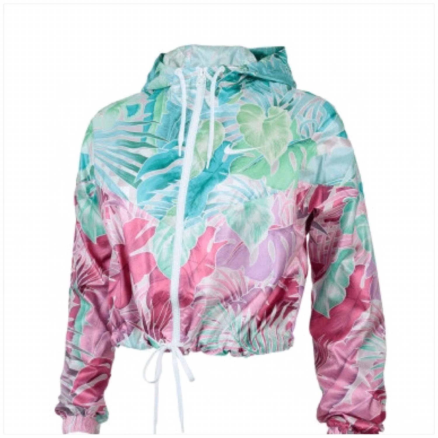 Women's Windrunner Cropped Jacket In Multi Floral