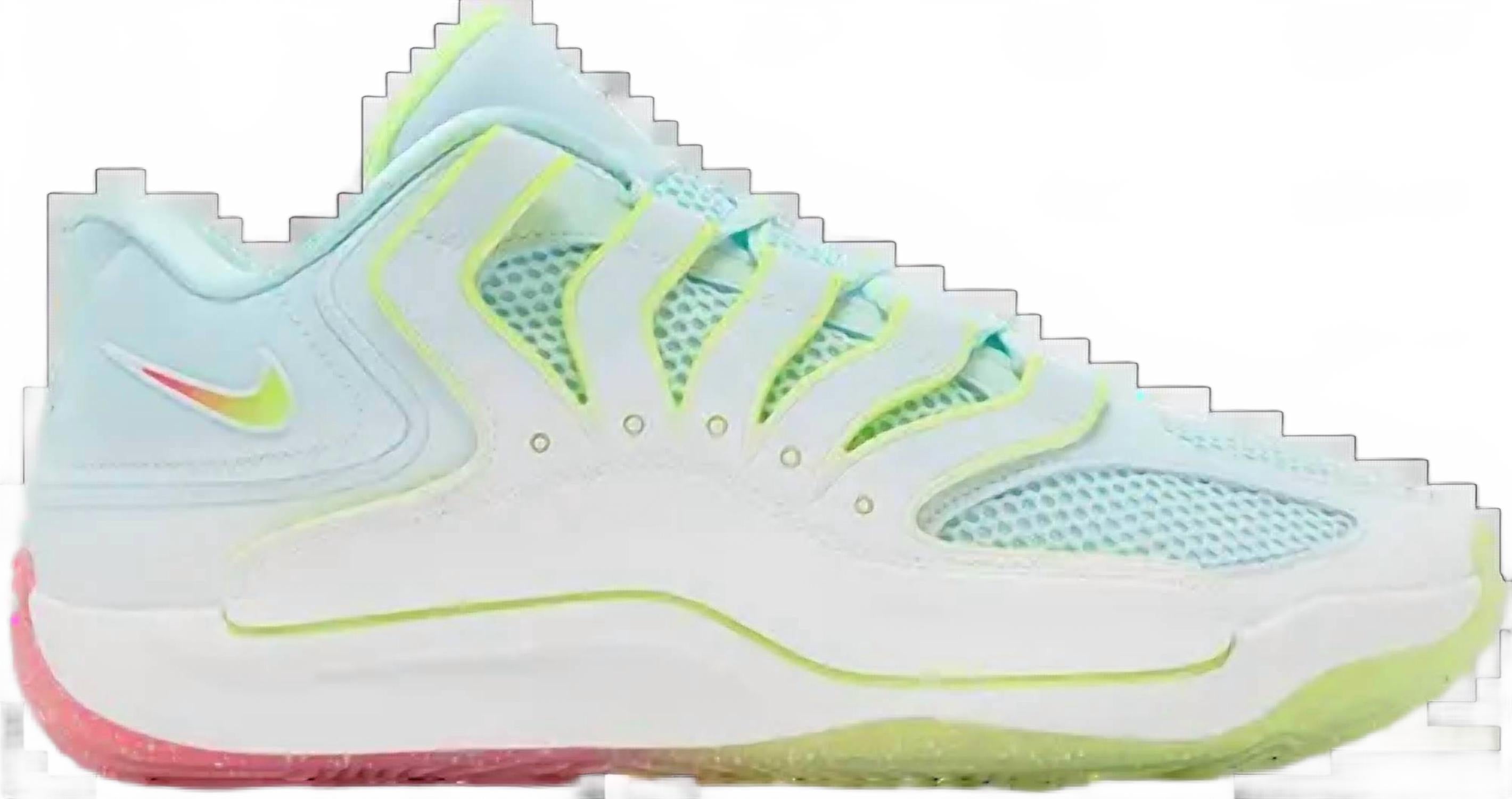 Men's Kd18 Prm Sneakers In White/glacier Blue-Volt