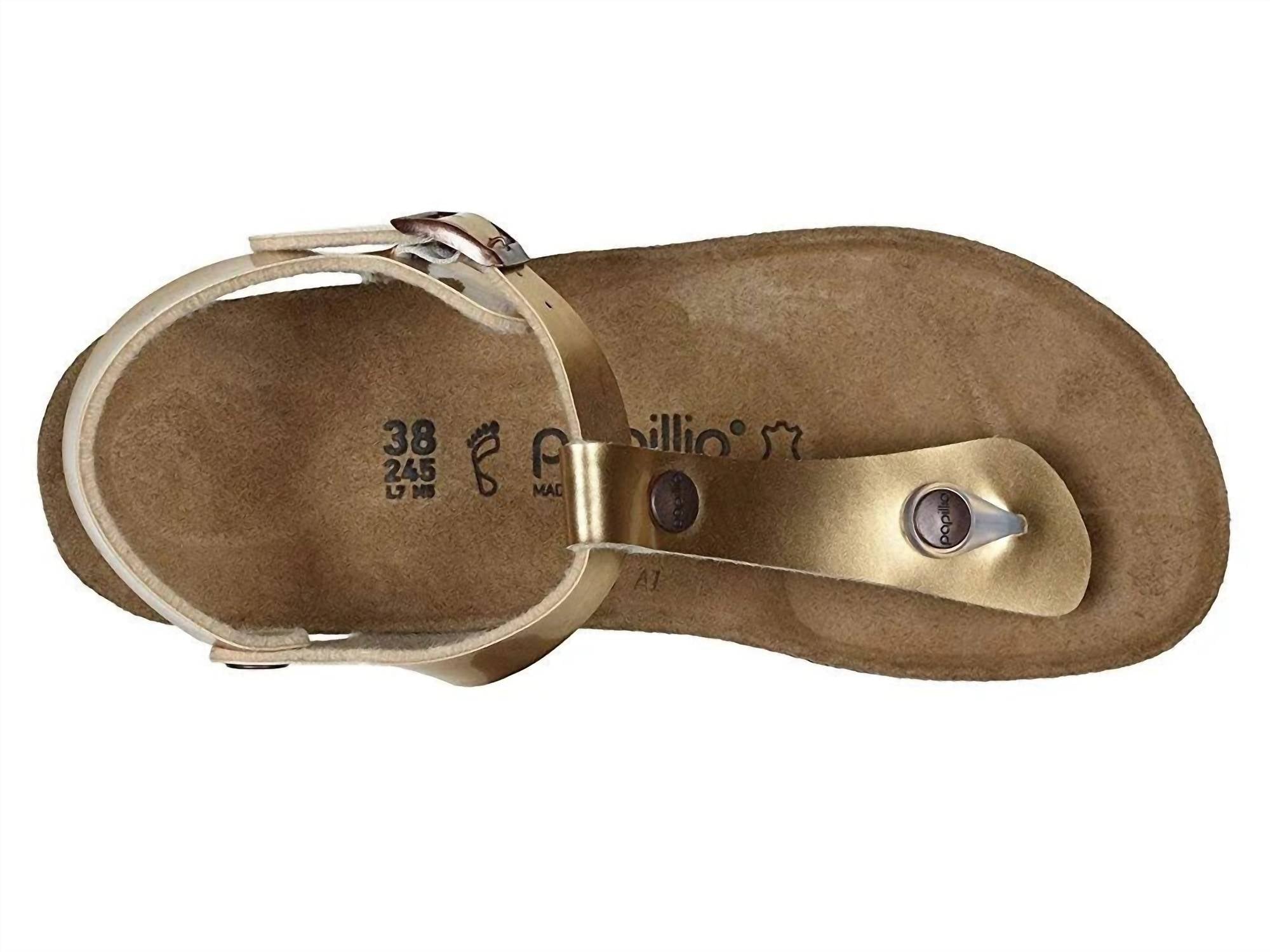 Women's Ashley Metallic Sandal In Copper