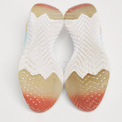 Nike Epic React White Knit Fabric Low Top Sneakers