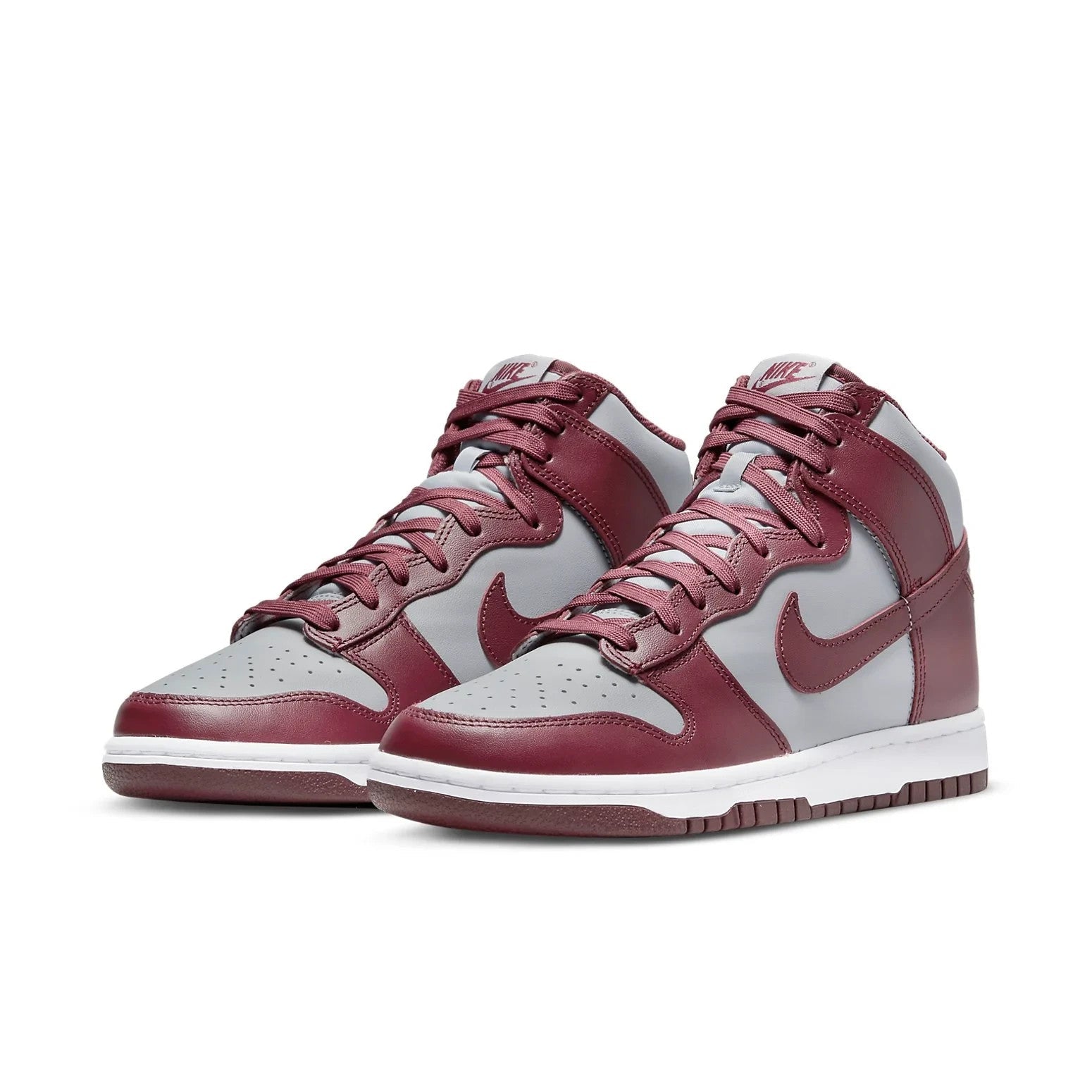 Men's Nike Dunk High Retro DD1399-600 Sneakers Dark Beetroot Gray Lifestyle Shoes