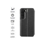 3sixT SlimFolio Phone Case for Samsung Galaxy S23 - Black