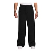 Mens Nike Tech Fleece Loose Fit Open Hem Pants Black/Black