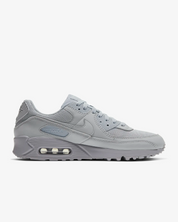 Men's Nike Air Max 90 CN8490 Sneakers Wolf Grey Leather Casual Lifestyle Shoes