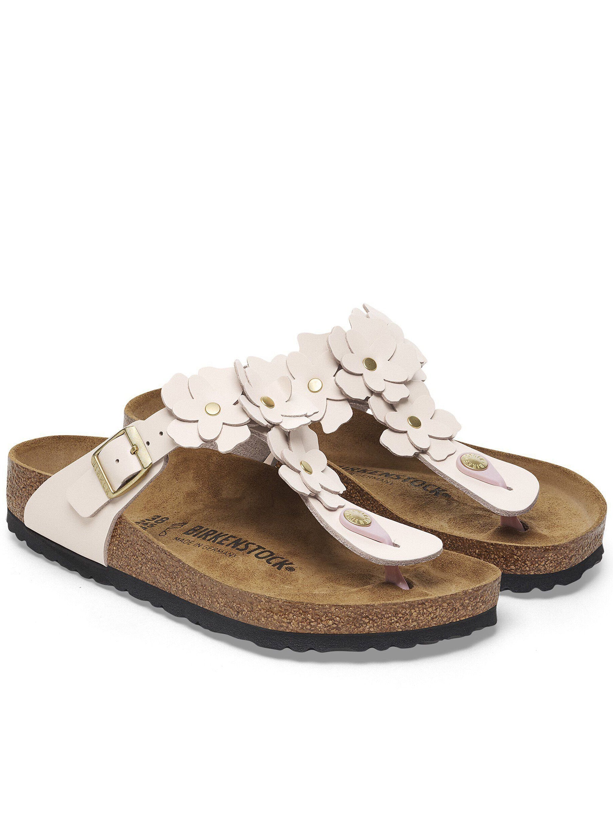 Gizeh Flowers Cork Thong Sandals