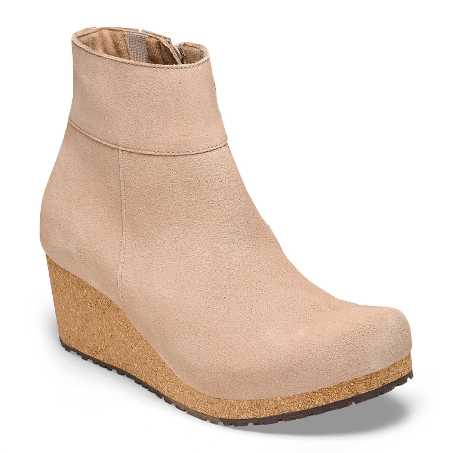 Women’S Ebba Suede Wedge Boot In Warm Sand