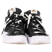Nike x Sacai Blazer Low Sneakers in Black Patent Leather