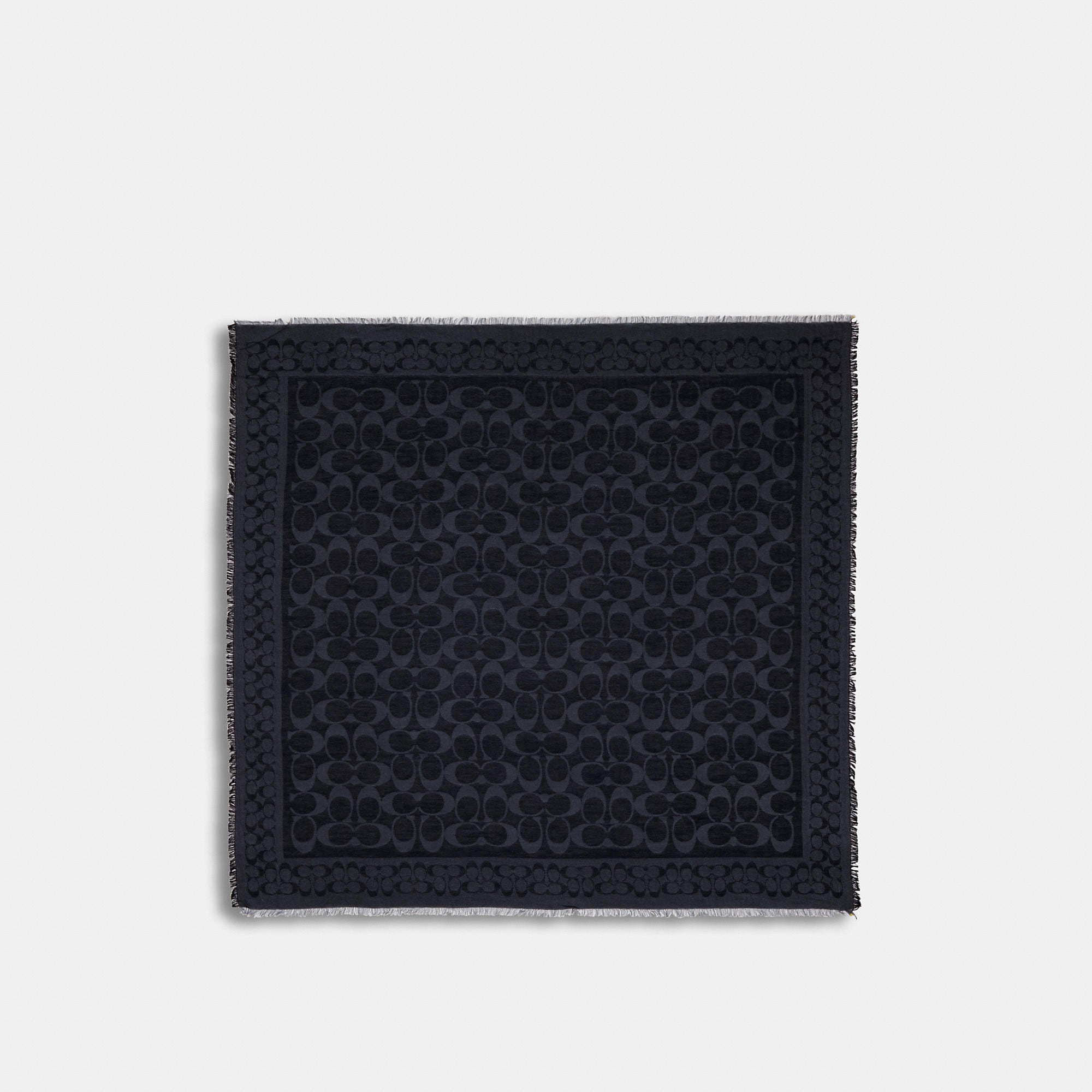 Coach Outlet Signature Oversized Square Scarf