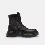 Coach Outlet Combat Boot With Signature Jacquard