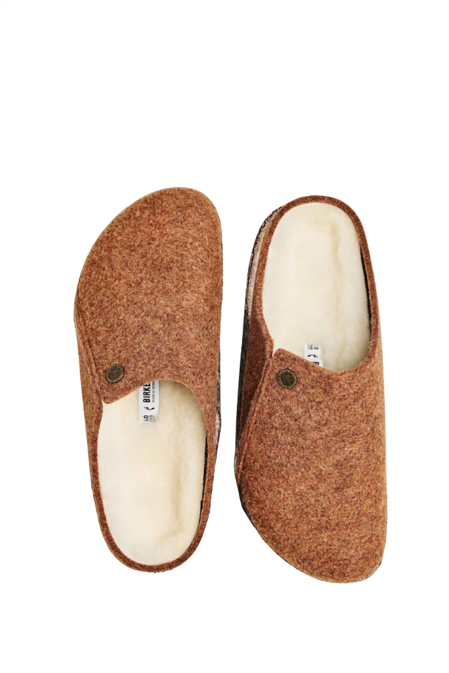 Men's Zermatt Shearling Slippers In Brown