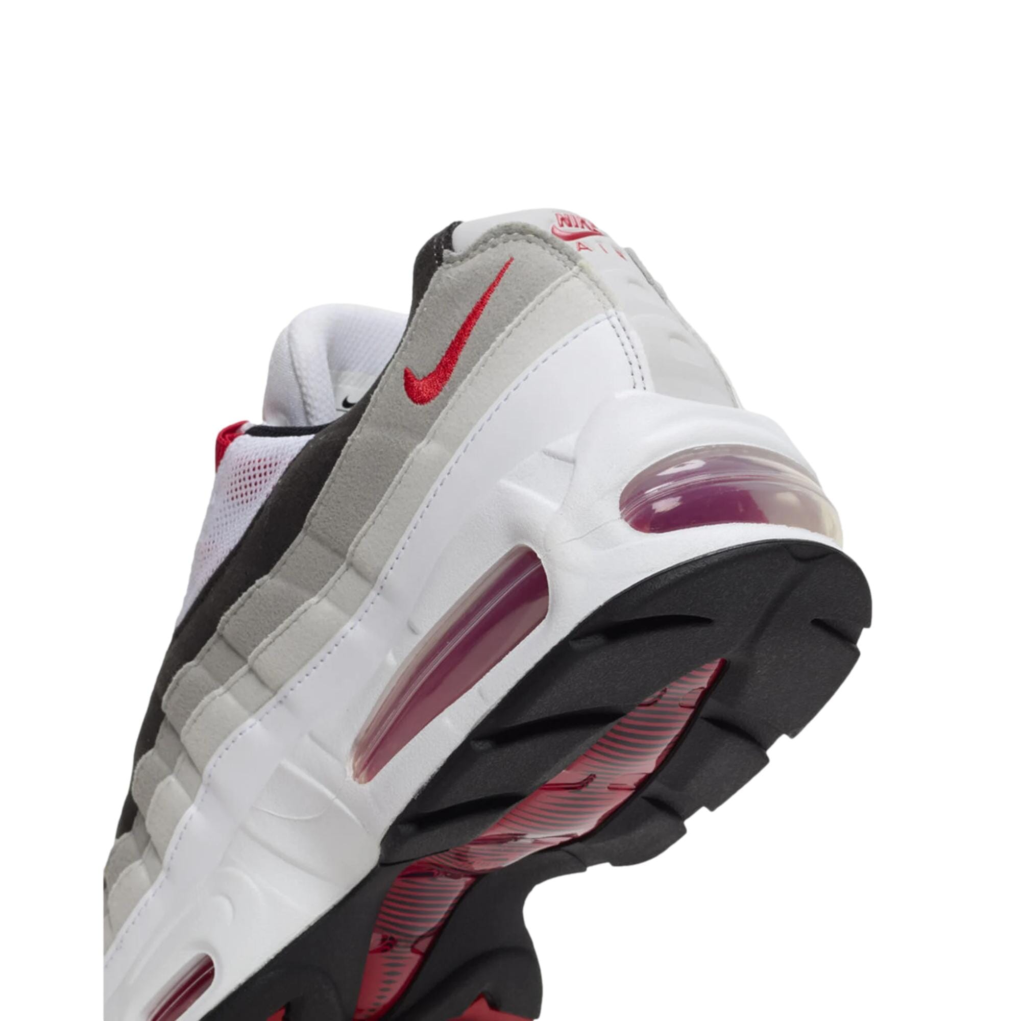 Nike Air Max 95 Big Bubble Premium White / Comet Red - Neutral Grey  IB7862-100 Men's