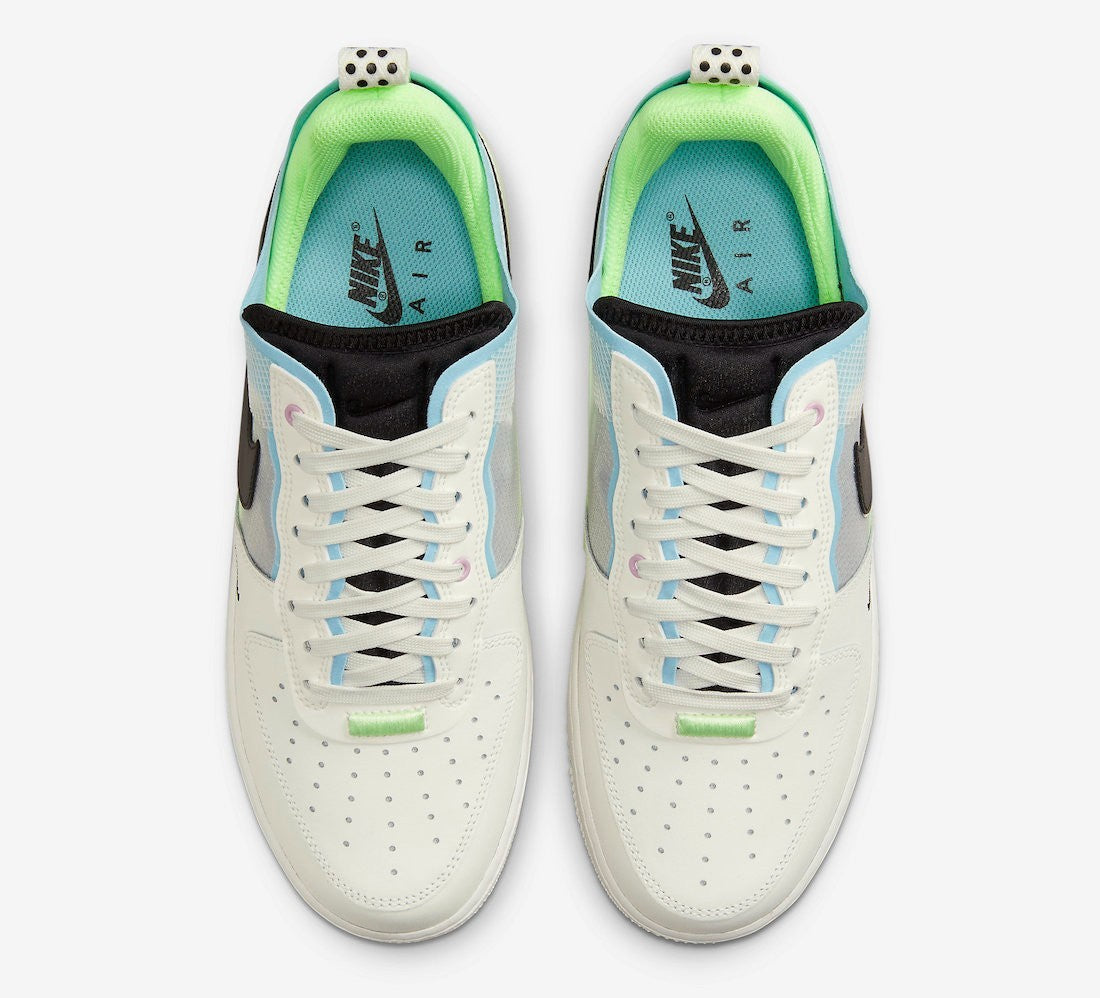 Men's Nike Air Force 1 React DM0573-101 Sail Barely Volt Lifestyle Shoes