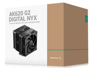 DeepCool AK620 G2 Digital NYX AI Dynamic Adjustment CPU Cooler with Digital Display