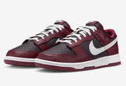 Men's Nike Dunk Low DJ6188-600 Sneakers Dark Beetroot Leather Lifestyle Shoes