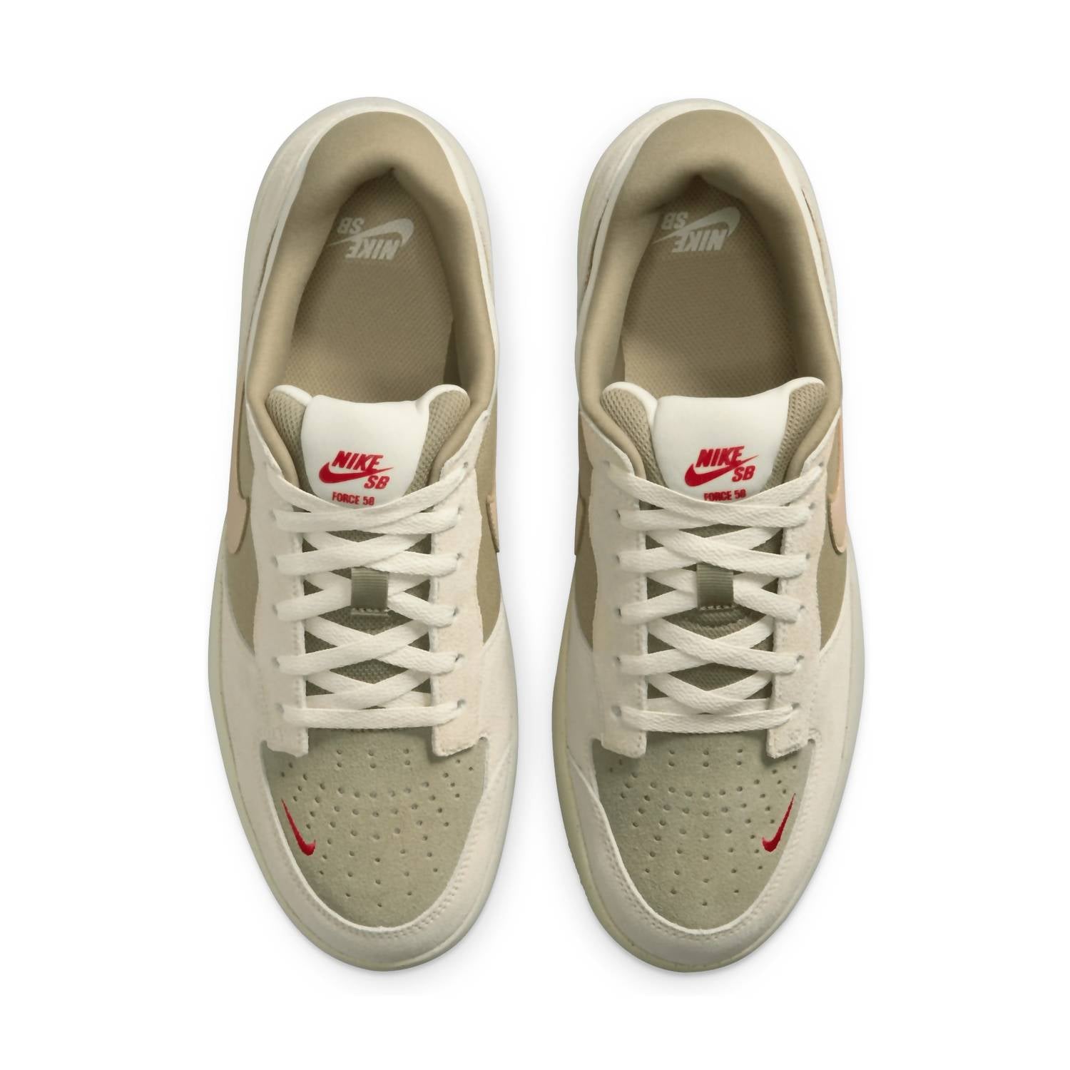 Men's Sb Force 58 Sneakers In Coconut Olive