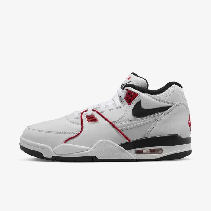 Men's Nike Air Flight 89 FD9928-101 Sneaker White Black Leather Basketball Shoes