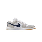 Men's Nike Air Jordan 1 Low White / Midnight Navy 553558-146