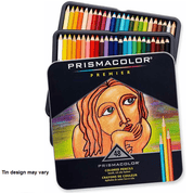 48 Prismacolor Premier Colour Pencils Tin Soft Core Artist