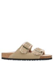 Women's Arizona Shearling Sandal In Taupe