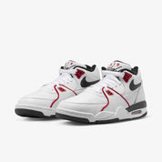 Men's Nike Air Flight 89 FD9928-101 Sneaker White Black Leather Basketball Shoes