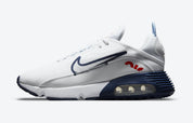 Men's Nike Air Max 2090 DM2823-100 Sneakers White Blue Low Top Running Shoes