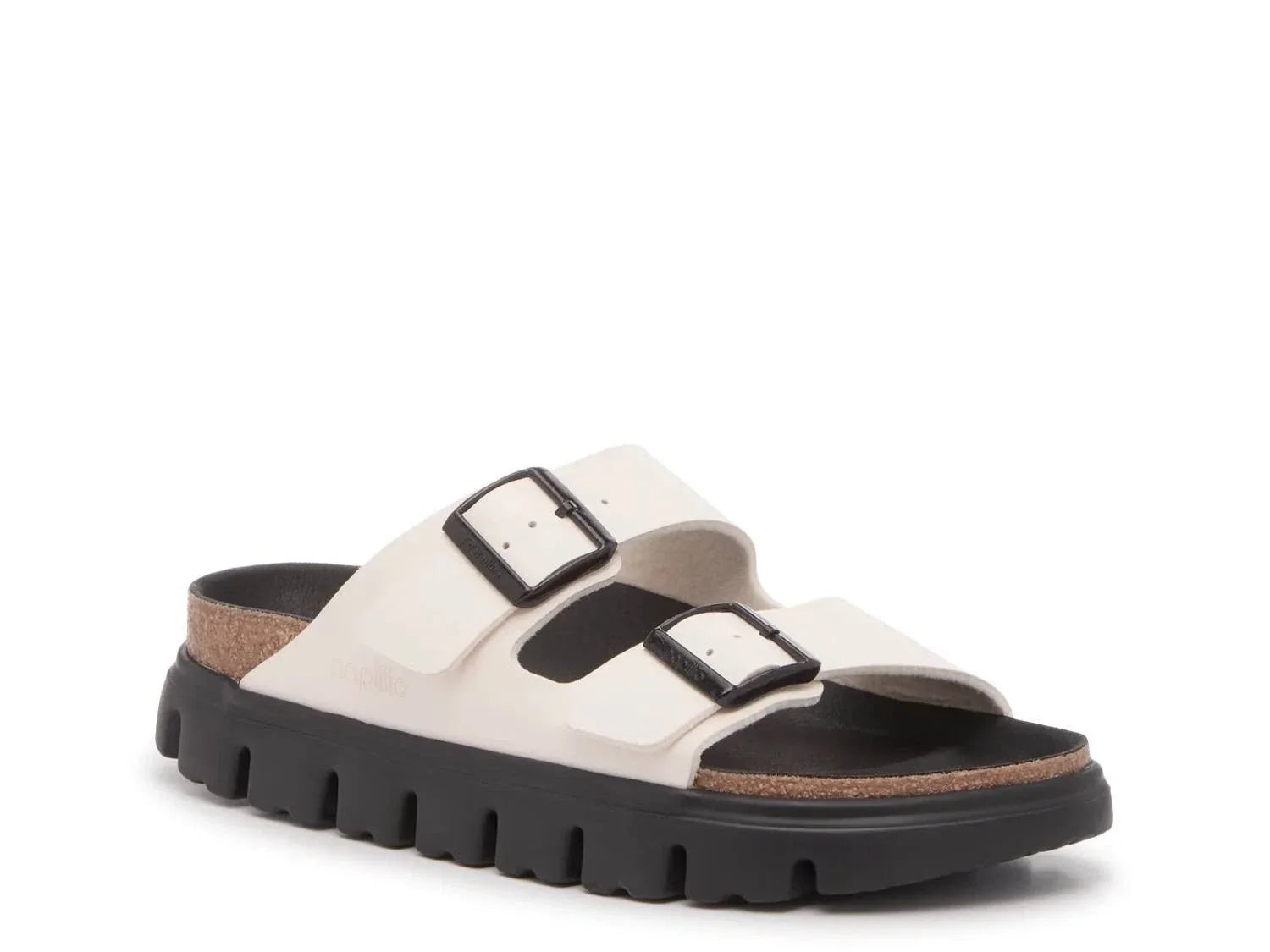 Papillio By Birkenstock Arizona Sandals Beige Platform Slide JZZ1202