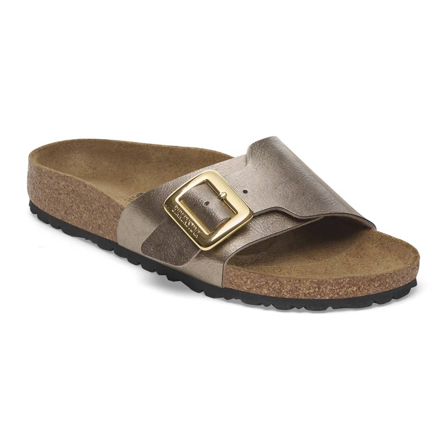 Women's Catalina Luxe Buckle Sandal - Narrow In Graceful Taupe