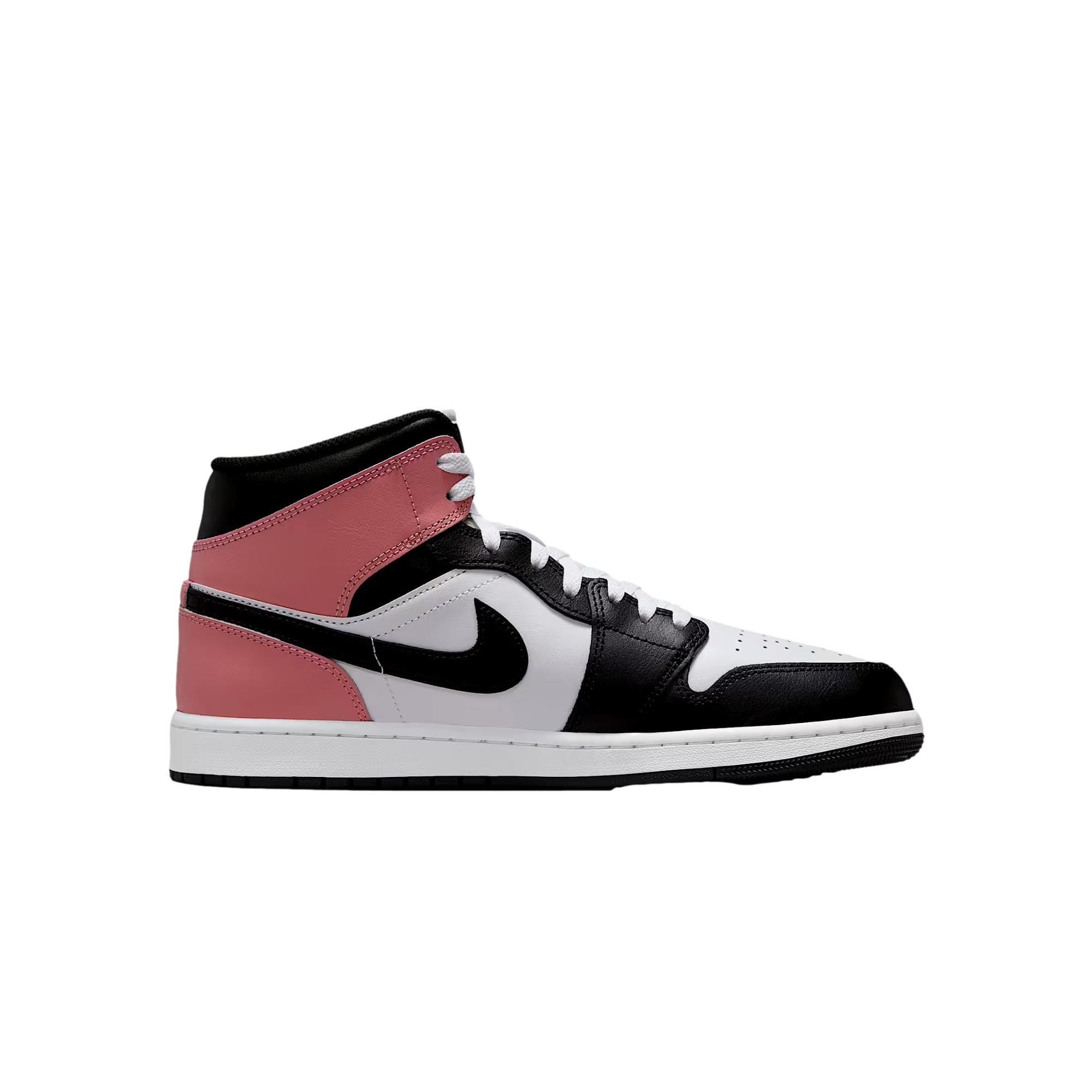 Men's Nike Air Jordan 1 Mid White / Black - Rust Pink DQ8426-100